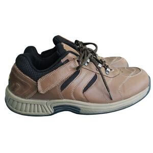 Orthofeet BioFit Shreveport 644 Brown Leather Diabetic Shoes Men 9 XX-Wide Ortho